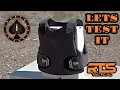 Testing RTS Tactical HERO s Level IIIA Vest Educational Content