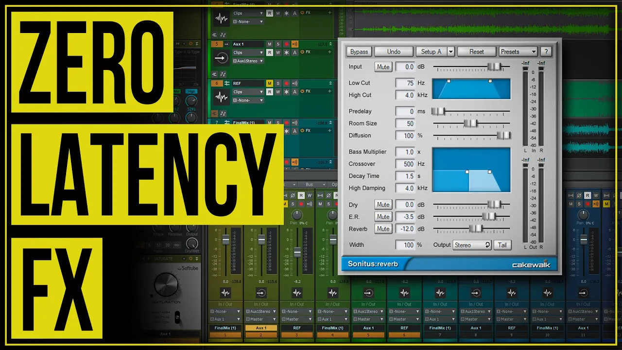 Recording WITH EFFECTS and WITHOUT LATENCY (Cakewalk by Bandlab)