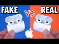 FAKE VS REAL Apple AirPods 3 - Buyers Beware 1 1 Clone