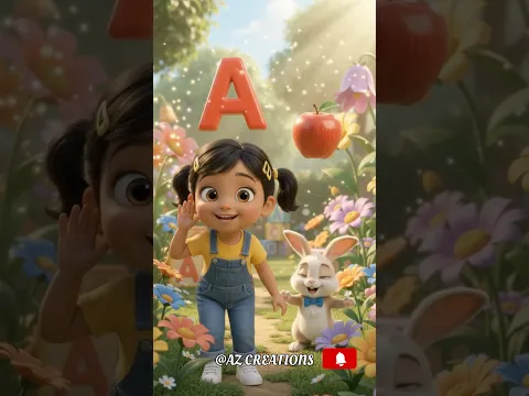 A is for Apple 🍎 | Kids Learning Video #kids #kidslearning #abcd