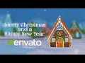 Christmas Gingerbread House After Effects template