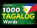Learn Another 1000 TAGALOG WORDS Filipino Words Translated to English