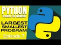 Python Tutorial LARGEST SMALLEST PROGRAM WHILE IF ELSE Tagalog English Filipino 2021