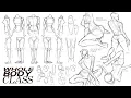 BODY ANATOMY POSE CLASS A to Z TUTORIAL