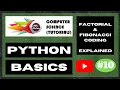- Factorial and Fibonacci Series in Python using Iterative approach