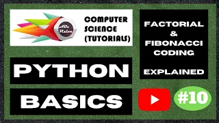 - Factorial and Fibonacci Series in Python using Iterative approach