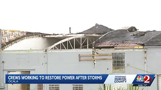 Crews working to restore power after storms in Ocala