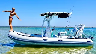 Truck Camper w/ a Boat in the Outer Banks // Oregon Inlet