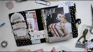 Vintage Boss Girl Planner Carpe Diem Unboxing Set Up