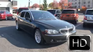 2006 BMW 750Li 7-Series Sedan