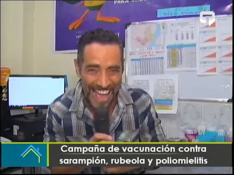 Campaña de vacunación contra sarampión, rubeola y poliomielitis