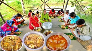 ছেলের আবদারে রান্না হলো স্পেশাল এগ বিরিয়ানি আর চিকেন কষা তারপর সবাইমিলে জমিয়ে খাওয়া দাওয়া