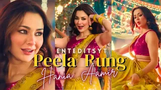 hania aamir in yellow saree peela rung parde mein rehne do hot vertical edit