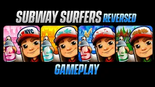 subway surfers reversed gameplay north pole vs vancouver vs new york vs mumbai world tour reverse