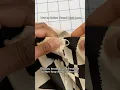 How to make a thread loop button closure - Did You Sew That Series
