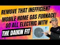 Replacing Inefficient Manufactured Home Gas Furnaces with an All-Electric Daikin Fit Heat Pump