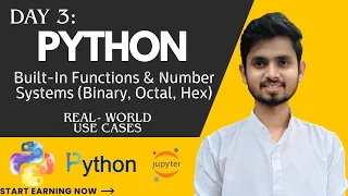 Python Built-In Functions Number Systems Binary Octal Hex Explained Lesson 3 2026 2027