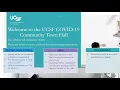 UCSF Virtual Community Town Hall on COVID-19 - 2020