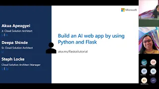 Build an AI web app by using Python and Flask GBCTS02