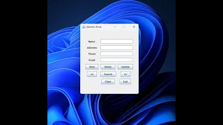 AddressBook Java Development Project