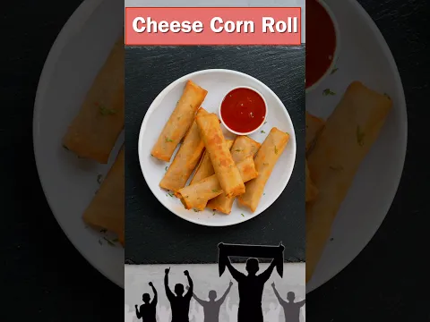 No Fry Wala Healthy Snack - Cheese Corn Atta Rolls #bharatzkitchen #food #recipe