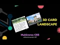 Tutorial 3D Card intro Vietnam Landscape Multiverse CSS without Javascript GIF SUNNY