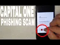 Capital One Bank Phishing Email Scam