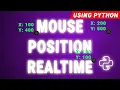 Python Amazing Mouse Position Application in RealTime