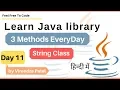 Day 11 String Class program on length offsetByCodePoints matches