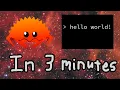 Rust Hello World Explained in 3 Minutes