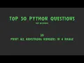 Top 50 Python Coding Questions for Beginners - Print All Armstrong Numbers in a Range