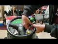steering wheel knob installation