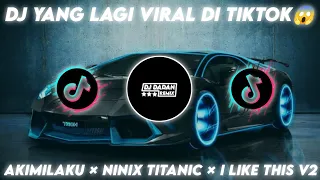 Download DJ SLOW BASS TERBARU 2024 || AKIMILAKU × NINIX TITANIC × I LIKE THIS V2 REMIX VIRAL (SLOW FULL BASS) MP3