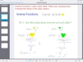 1 6 Inverse Functions Part 1