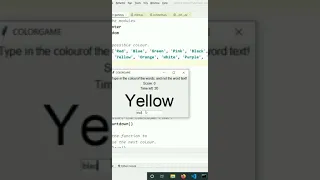 Make Colour Game In Python Python Project Simple Python Project using Python language