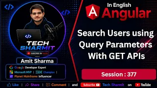 Search with user input and query param api HttpClient API in Angular Angular Tutorial Ep-377