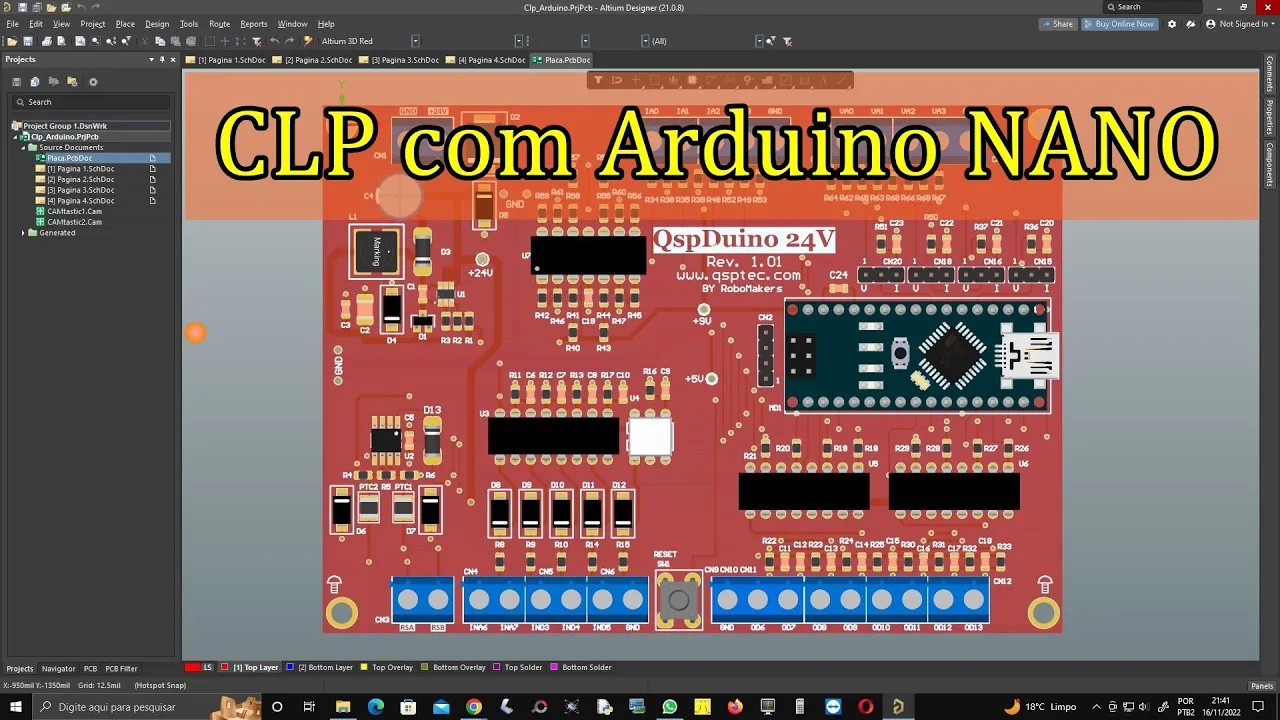 Finalmente um CLP com base no Arduino com aspectos profissionais !