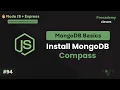 MongoDB Compass Tutorial The GUI for MongoDB Installation Setup Part