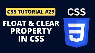 CSS Tutorial - float and clear Property in CSS Programming For Beginners