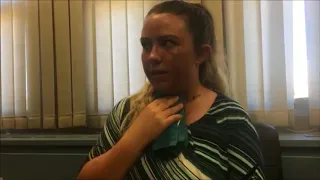 Whitnie Sullivan discusses surving slashing attack outside Walgreens in Erie