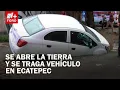 Download Lagu Socavón se traga vehículo en la colonia Valle de Guadalupe en Ecatepec, Edomex - Las Noticias