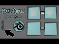 make circle blender addon