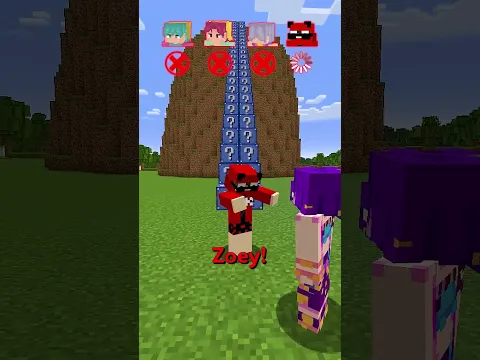 THE BEST STAIRCASE FOR ZOEY! KPOP DEMON HUNTERS IN MINECRAFT!⛏️ #shorts