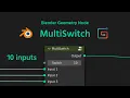 MultiSwitch Blender Geometry Node