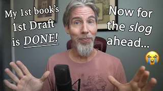 My 1st Book's Initial Draft is Done! (Now for the work ahead...) (ASMR)