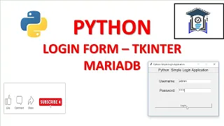 How to make Login Form with MariaDB Database in Python Tkinter