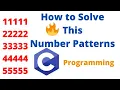 How to Solve this Number Pattern in For Loop Tamil Stack C Programming