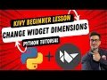 Set Fixed Height and Width Dimensions Individually or Universally in Kivy - Python s App-Builder GUI