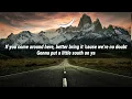 Luke Combs - South On Ya (Lyrics)