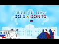 Philippine Flag Dos and Don ts
